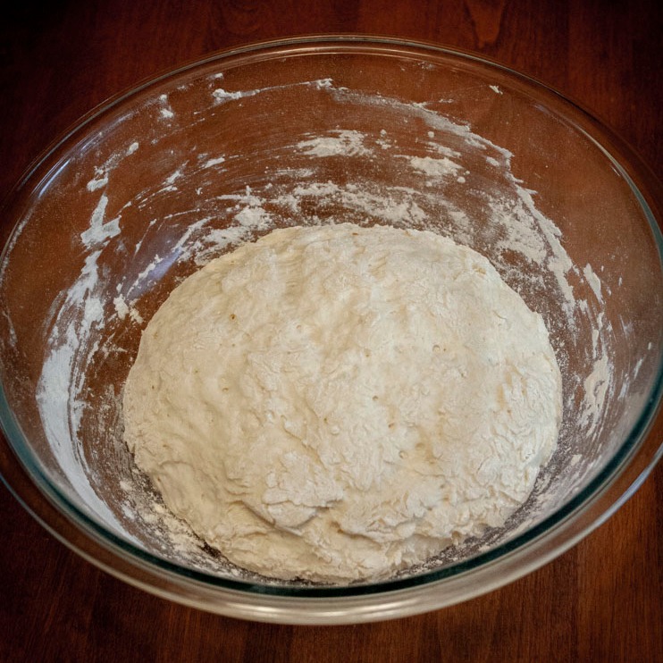 Doubled in size after rising for an hour