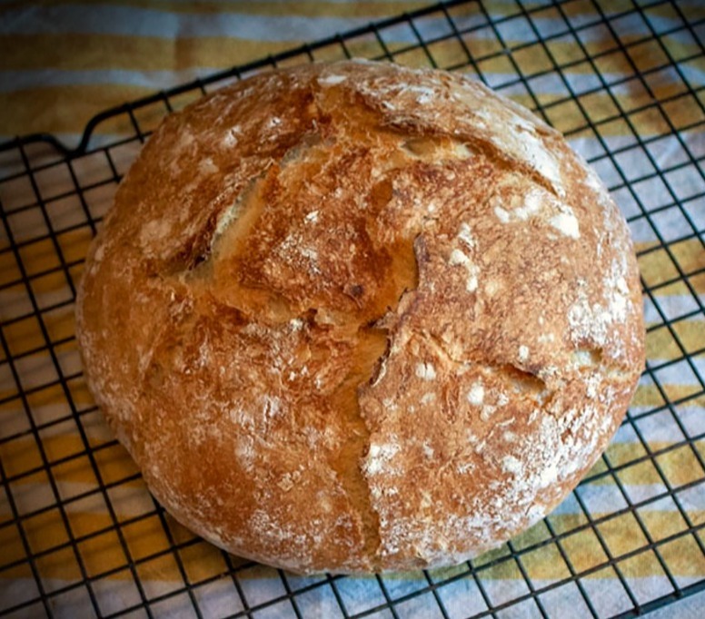 Let bread cool on baking rack